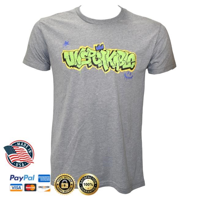 Official Unspeakable Shop Grey Graffiti Tee