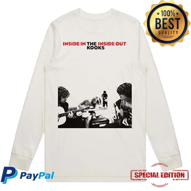 Official The Kooks Apparel Store The Kooks Album Long Sleeve Natural Long Sleeve Shirt New The Kooks Clothing Shop TheKooks