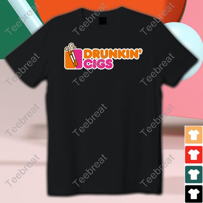 Official Friday Beers Merch Drunkin' Cigs Tee