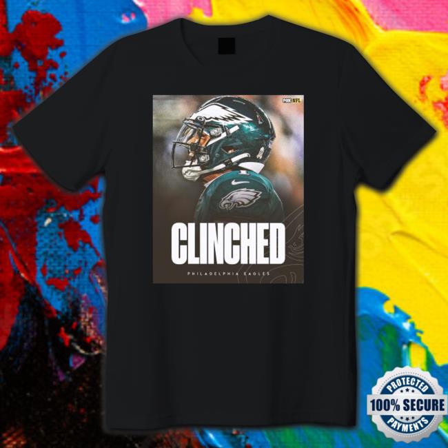 Official AJ Brown Clinched The Philadelphia Eagles T Shirt AJ Brown Clinched The Philadelphia Eagles Cap