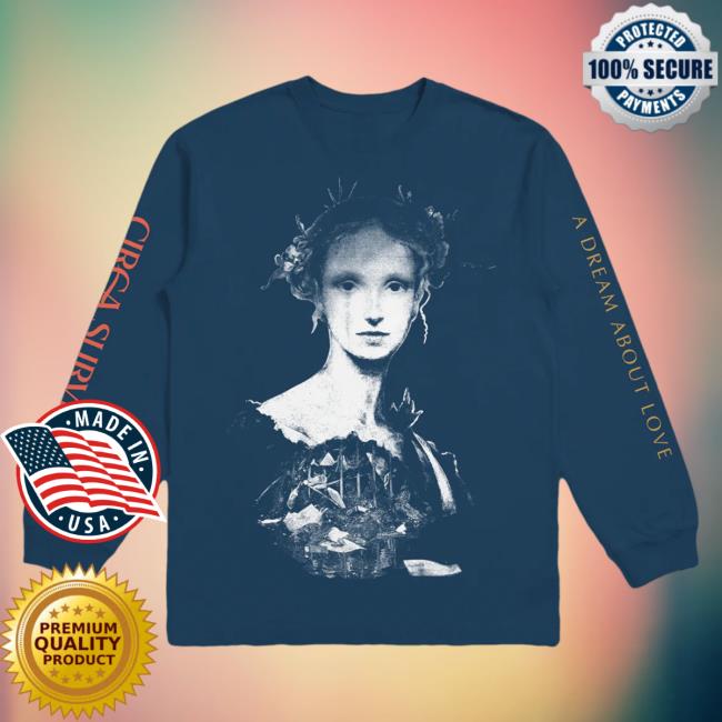 Official Circa Survive ADAL A Dream About Love Long Sleeve Tees Navy Circasurvive