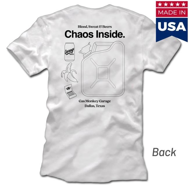 GMG Chaos Inside Long Sleeve New Shirt Gas Monkey Garage Official Shop