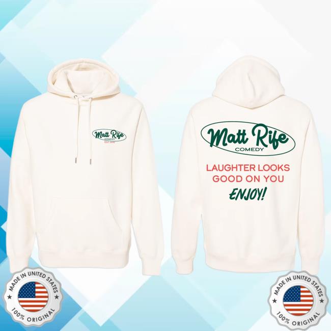 Matt Rife **Limited-Edition/Exclusive Holiday-Drop** Off-White Diner Sleeve Hoodie