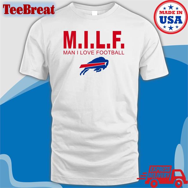 C No Pants Milf Man I Love Football Hooded Sweatshirt Herprettybones