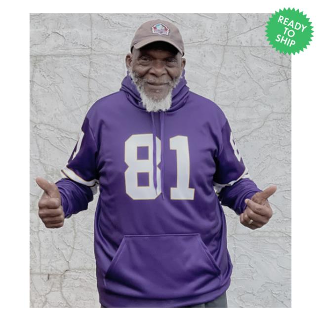 Carl Eller Jersey Tee Purple Home