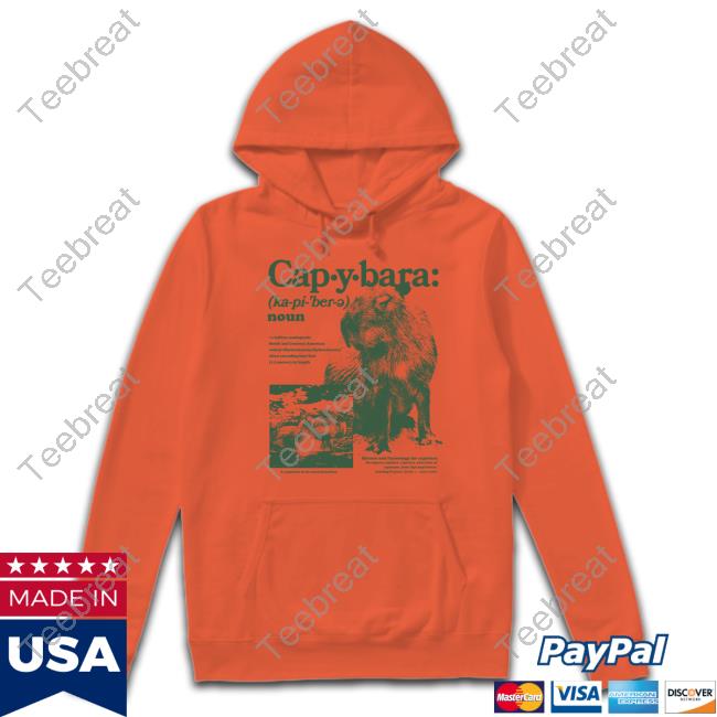 Capybara Defined Limited Edition Tee Shirts Capybara Defined Tee Shirts