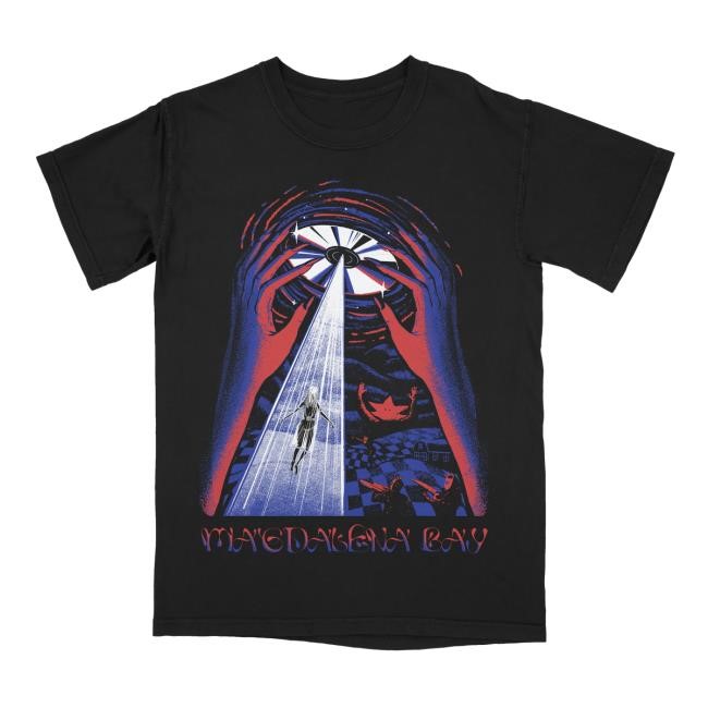 Magdalena Bay - Lightbeam Blac New T-Shirt Magdalena Bay Merch