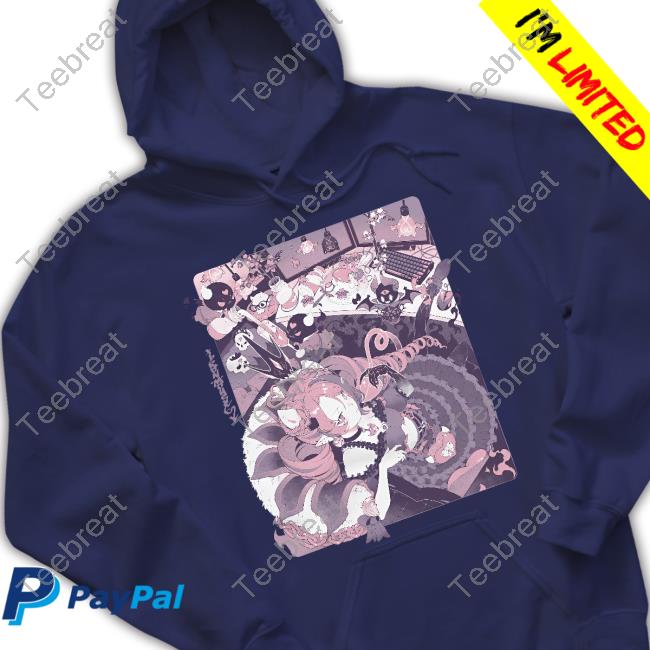 Official Vshojo Store Paperlarva X Ironmouse T-Shirt