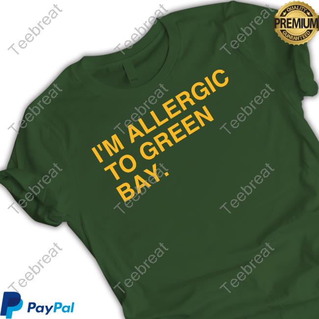 Official Obvious Shirts Shop I'm Allergic To Green Bay Minnesota Cap Mike Dubs Radio