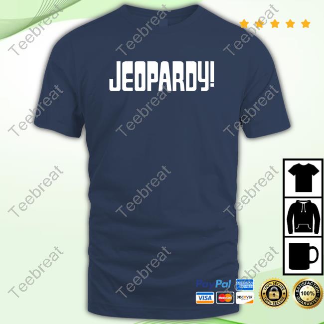 Official Jeopardy Merchandise Jeopardy Logo Navy T Shirt