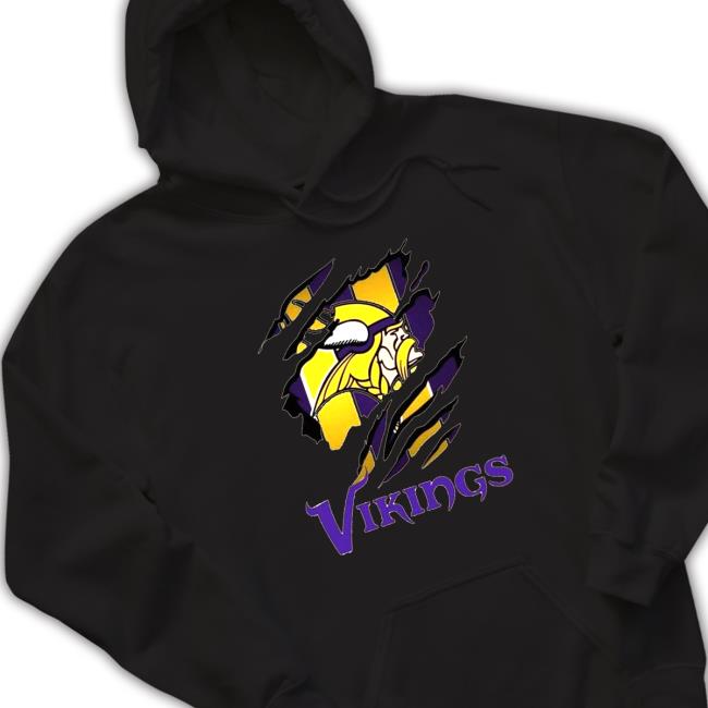 Official Blood Inside Minnesota Vikings Football Vintage Shirt