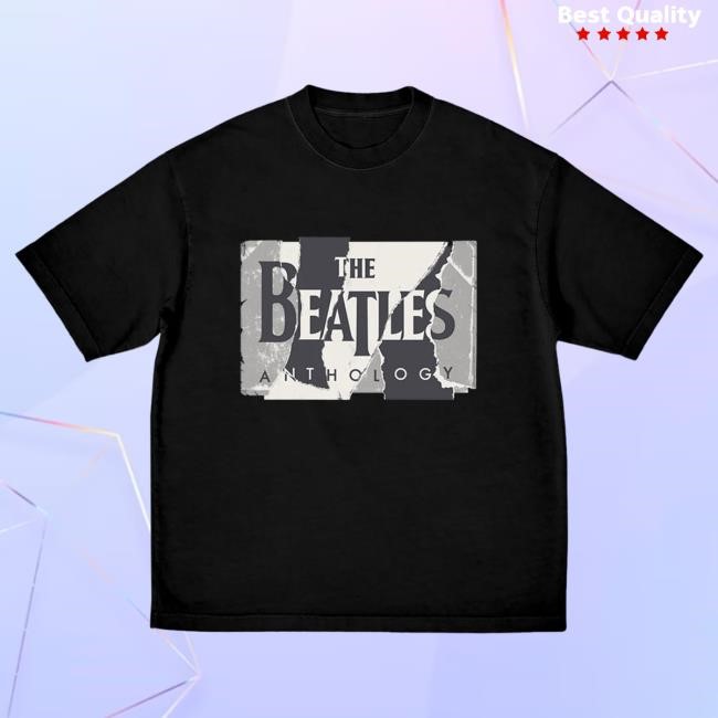 Limited Edition Anthology Black Logo T-Shirt The Beatles