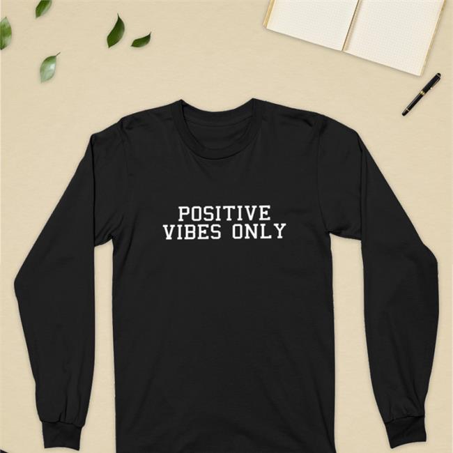 Robert Saleh Positive Vibes Only Long Sleeve T Shirt
