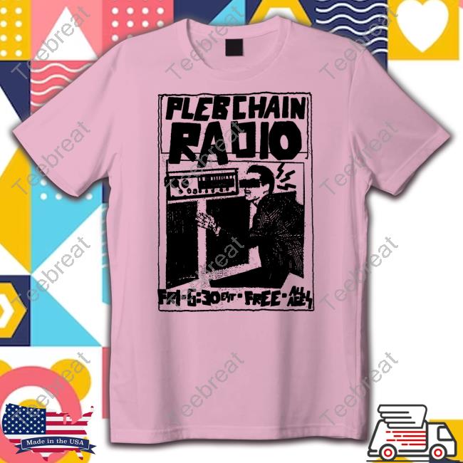 PLEBCHAIN Radio Grape Shirt