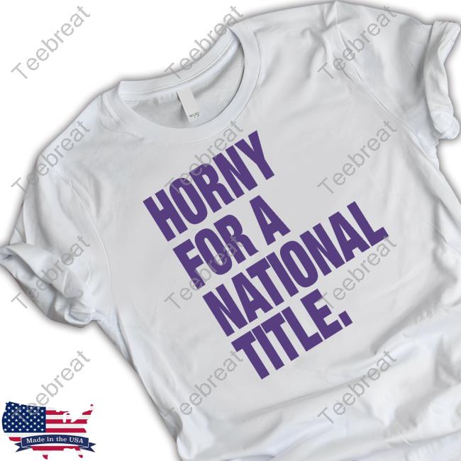 Official Horny For A National Title Long Sleeve T Shirt