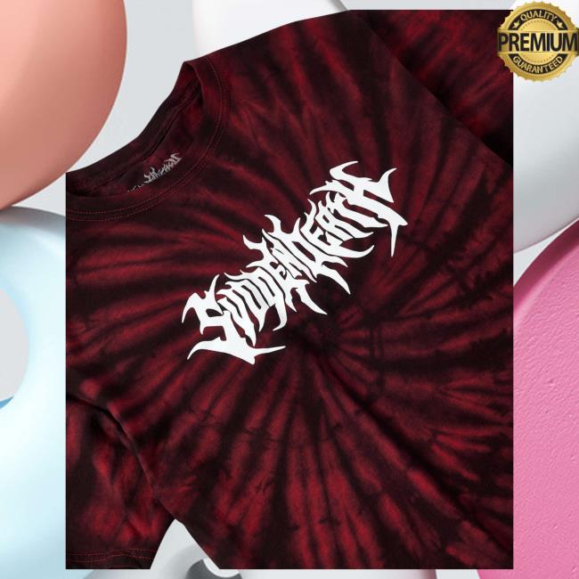 Svdden Death Merch Store Red/Black Tie Dye T-Shirt