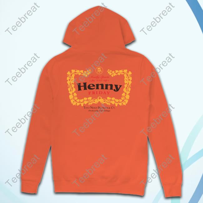 Official Barstool Sports Merch H Fridays Tee Henny Fridays Tee