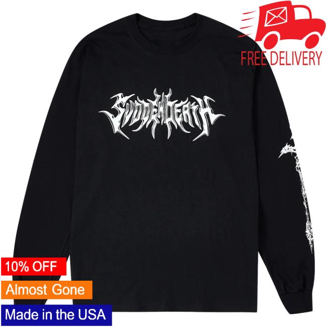 Svdden Death Merch Valley Of Darkness Black Long Sleeve