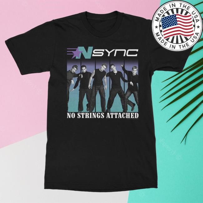 Official Nsync Merch Store Bringin' Da Noise Black T-Shirts