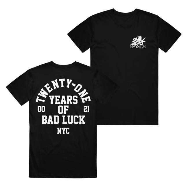 Bayside Merch Collegiate Black T-Shirt