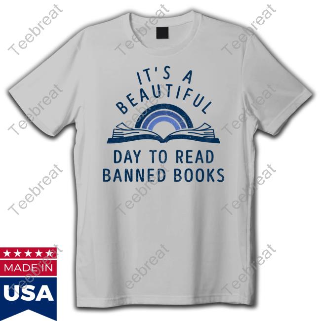 Jack Hopkins It's A Beautiful Day To Read Banned Books Shirt