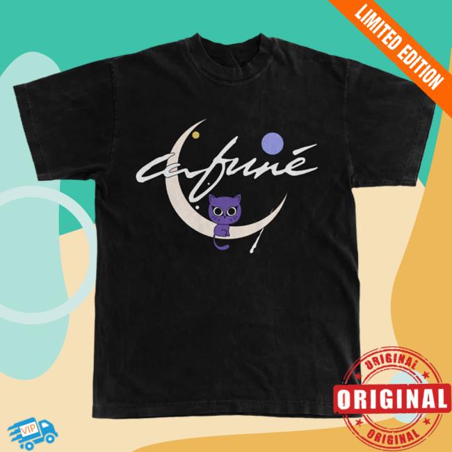 Official Hello Merch Store Cafune Cat/Moon New Shirt Cafuné HelloMerch Apparel Clothing Shop