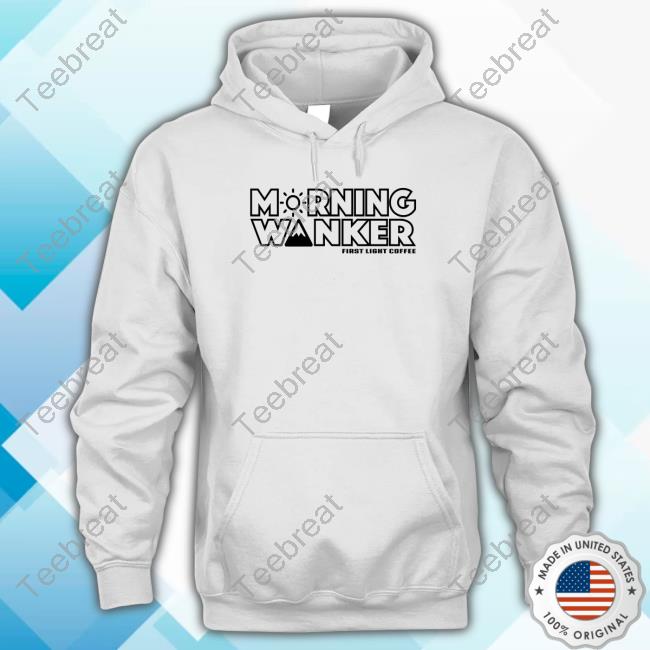First Light Coffee Merch Morning Wanker T-Shirt