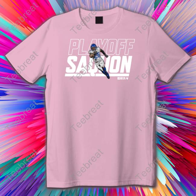 Breakingt Merch Playoff Saquon Barkley Hooded Sweatshirt