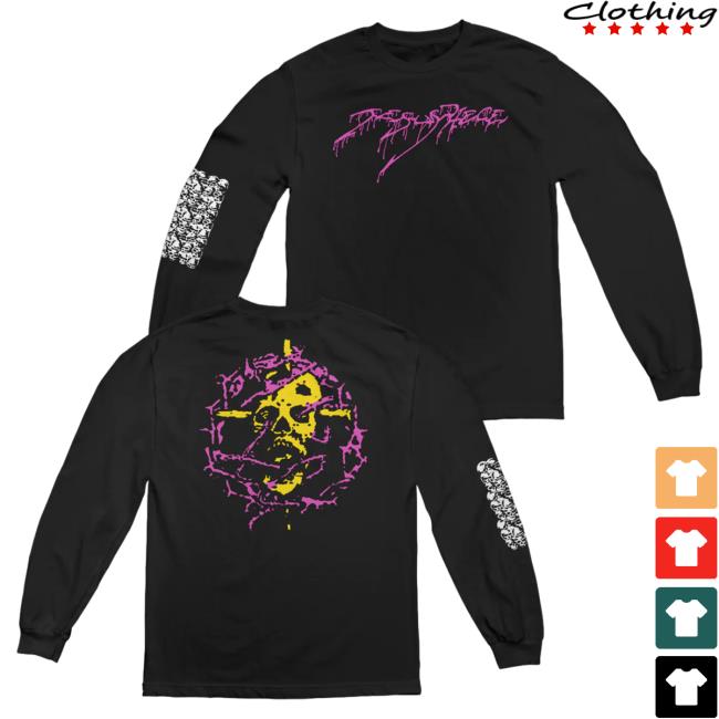 Official Cold Cuts Merch Store Shop Jesus Piece "Skull Thorns" Long Sleeve New Shirt JesusPiece Coldcutsmerch Apparel Clothing