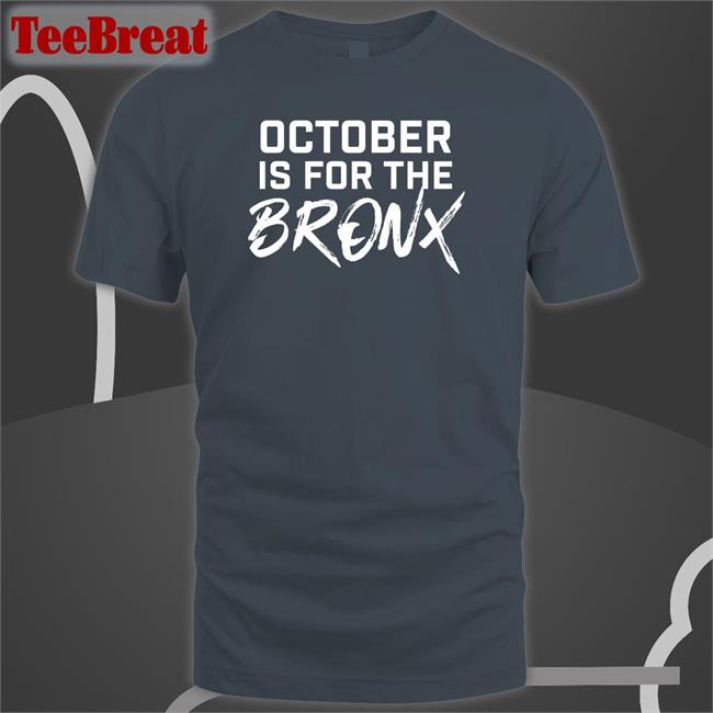 Barstool Sports The Short Porch October Is For The Bronx Tee Shirt