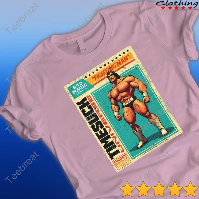 Official Bad Magic Merch Fighting Man Time Suck Unverse Tee Shirt
