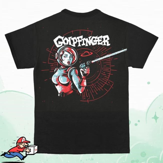 Goldfinger Merch Lazer Graphic Band Shirt