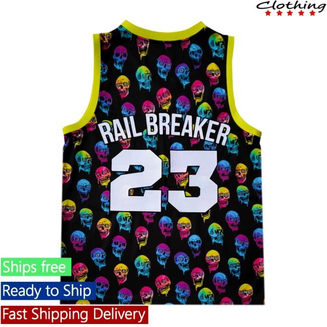 Riot Ten - Trippy Skull Jersey Riot Ten Merch
