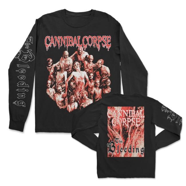 Cannibal Corpse The Bleeding Long Sleeve Shirt (Black)