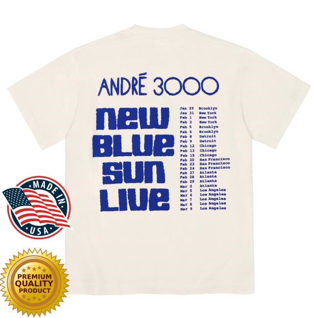 Official Andre 3000 Merch André Sketch Tour LS T Shirt