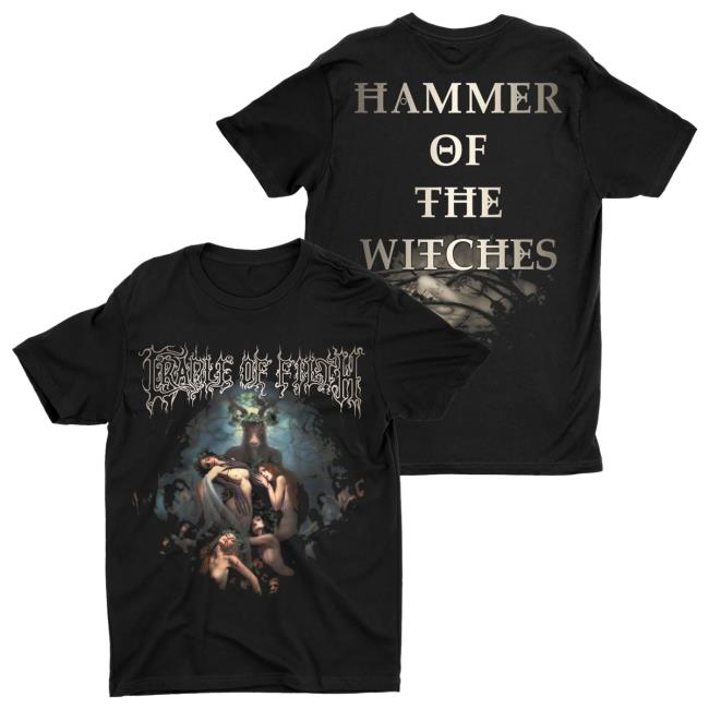 Official Night Shift Merch Indie Merch Store Cradle Of Filth - Hammer Of The Witches Shirt NightShiftMerch IndieMerchStore
