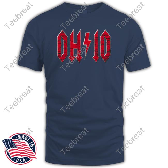 Official Foolish Gamers Ohio Rocker Rock N Roll Bolt Buckeye State Pride T Shirt