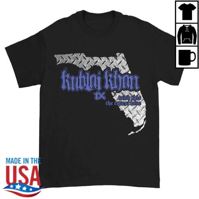 Official Kublai Khan Tx Merch Shop Florida Relief Shirts