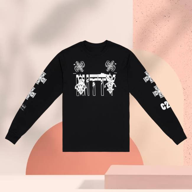 Official Year0001 Shop Year0001 Varg²™ / Hitty Long Sleeve Tees / Black
