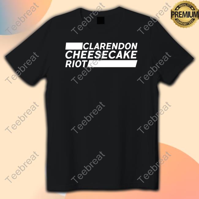 Arlnow Merch Clarendon Cheesecake Riot Hoodie