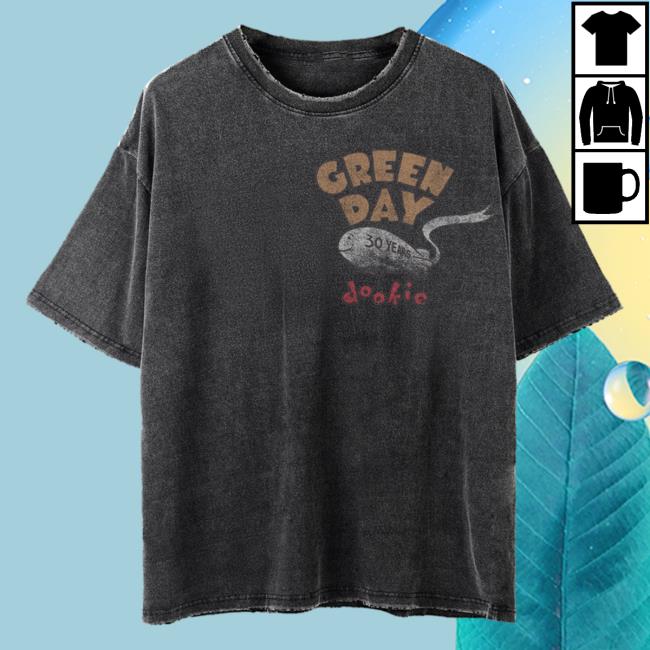 Official Green Day Merch Store Shop Green Day Dookie Blimp Oversized Vintage T-Shirt GreenDay