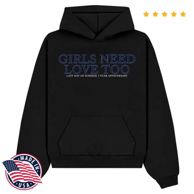 Girls Need Love Hoodie - Black Summer Walker
