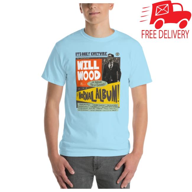 Official Will Wood And The Tape Worms The Normal Album Retro Flyer T Shirt