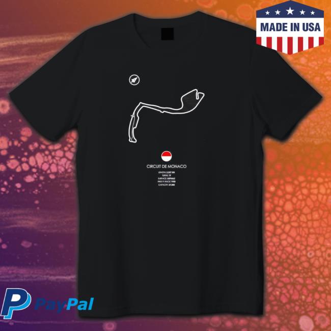 Circuit De Monaco Formula One Racing Hooded Sweatshirt