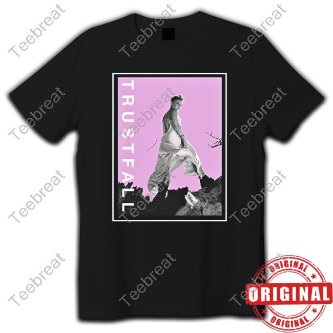 Pink Concert Trustfall Tee Shirt