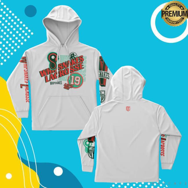 Official Premier Lacrosse League Shop Whipsnakes All Over Print Popover Hoodie Aop