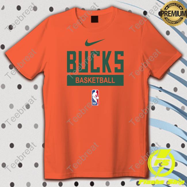 Official Nba Milwaukee Bucks Practice Shirt