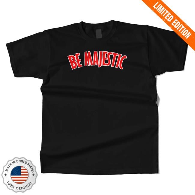 Be Majestic Store Regal Red Logo T Shirt