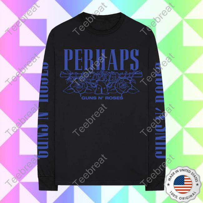 Official Guns N' Roses Clothing Store Shop Perhaps Hooded Sweatshirt Gnr Merch