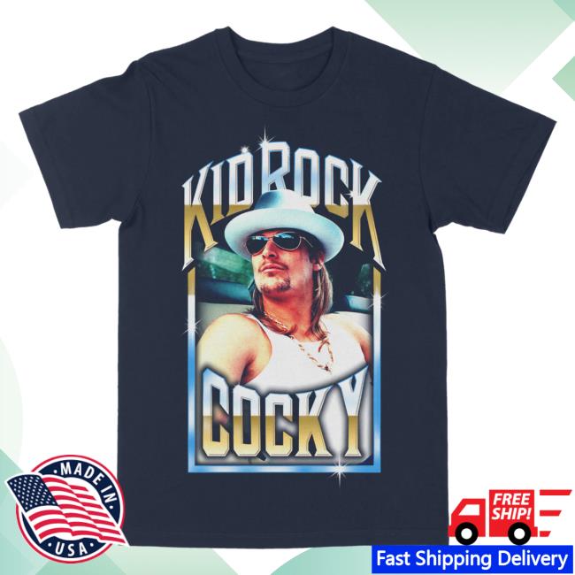 Official Kid Rock Clothing Shop Store Cocky Frame Tees KidRock Merch